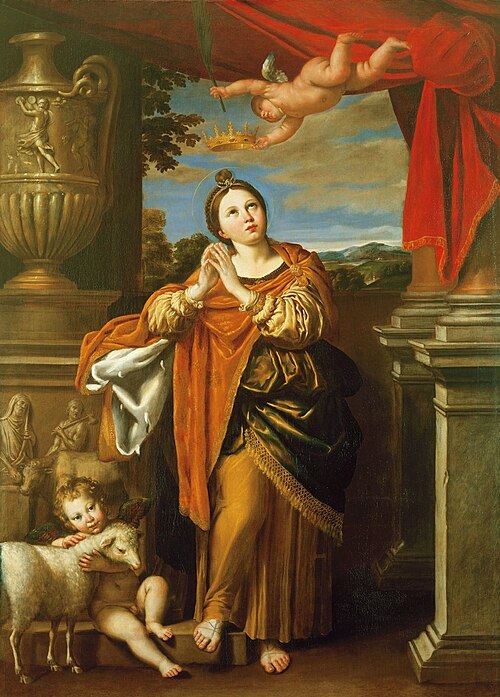Saint Agnes, 1620, Le Dominiquin