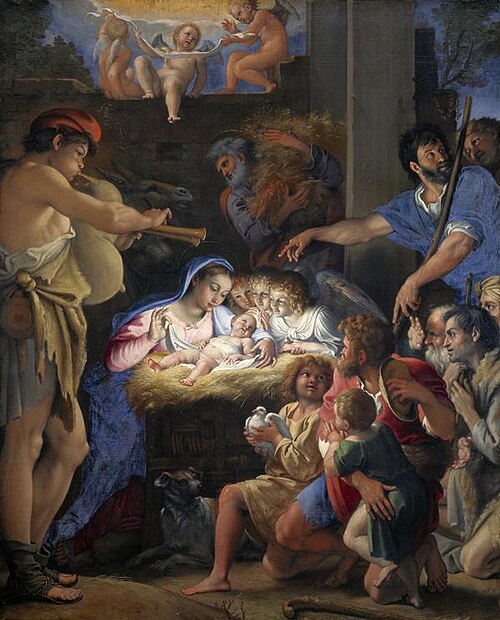 Adoration of the Shepherds, 1607, Domenichino