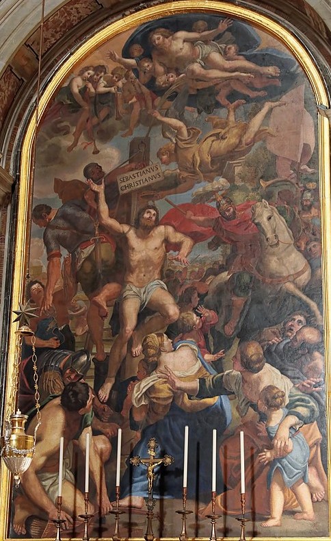 Martyrdom of Saint Sebastian, , Domenichino
