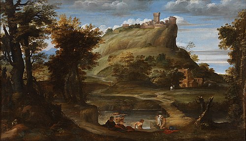 Landscape with Bathers, 1615, Le Dominiquin