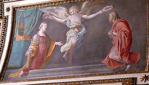 The Angel Crowns St. Cecilia and Valerian, 1613, Domenichino