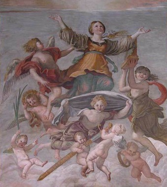 Saint Cecilia in Glory, 1613, Domenichino