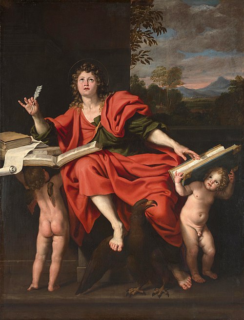 Saint John the Evangelist, 1621, Domenichino