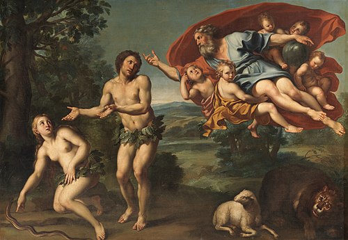 The Expulsion of Adam and Eve, , Domenichino