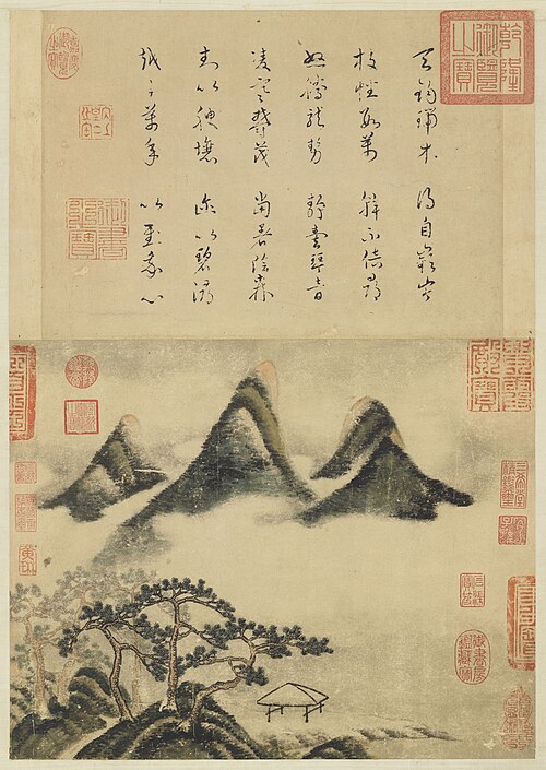 Spring Mountains and Auspicious Pines, 1100, Mi Fu