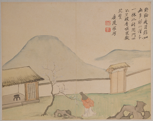 罗聘人物山水册, , Luo Ping