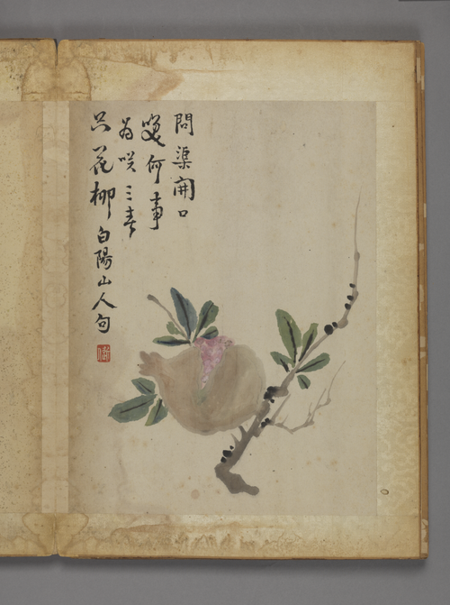 汪士慎花卉册, , Wang Shishen