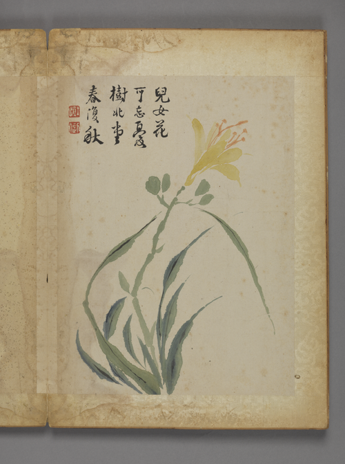 汪士慎花卉册, , Wang Shishen