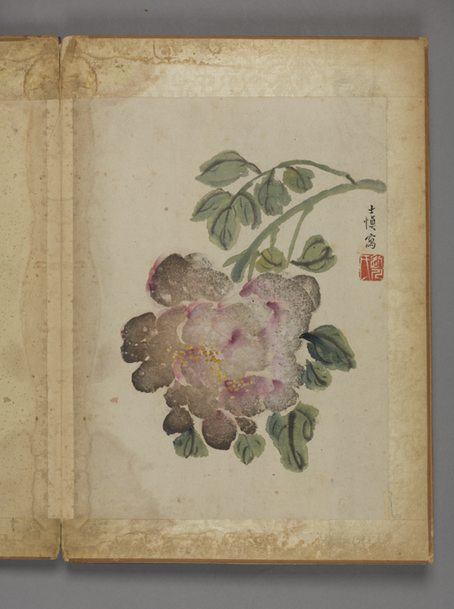 汪士慎花卉册, , Wang Shishen