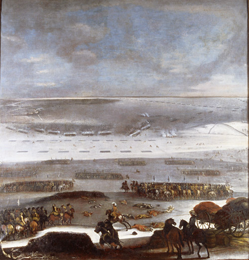 The Swedes crossing the ice over to Zealand in 1658., , Johann Philipp Lemke