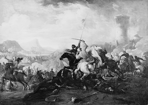 Battle Scenery, 1678, Johann Philipp Lemke