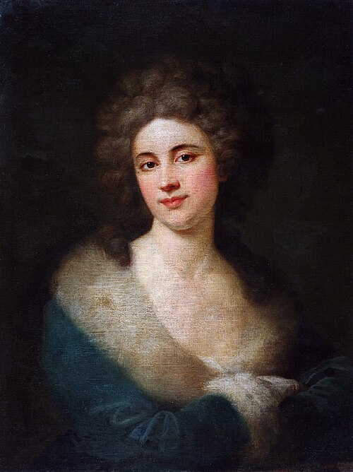 Portrait of Elżbieta Grabowska nee Szydłowska., 1790, Josef Grassi