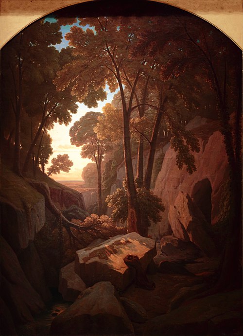 La solitude, 1850, Théodore Caruelle d'Aligny