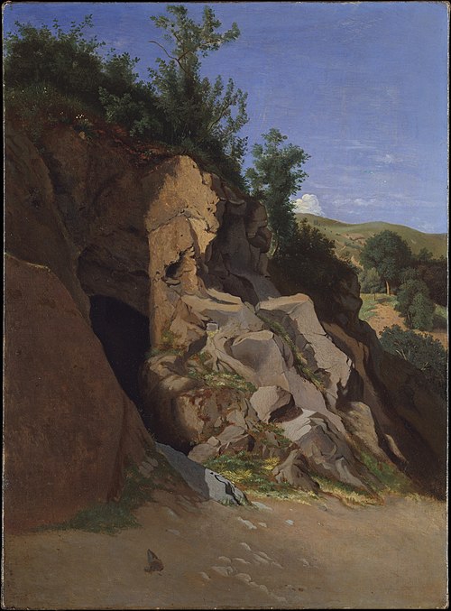 Landscape with a Cave, 1844, Théodore Caruelle d'Aligny