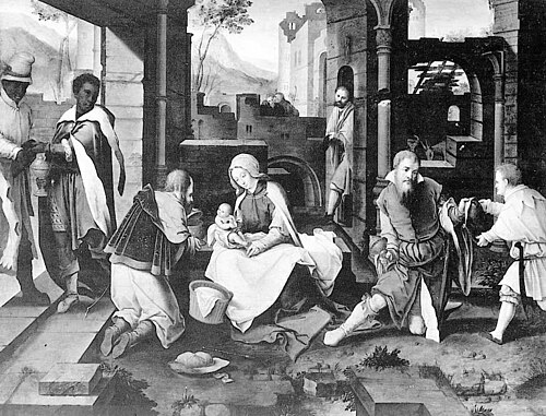 Die Anbetung der Könige, 1550, Lucas van Leyden