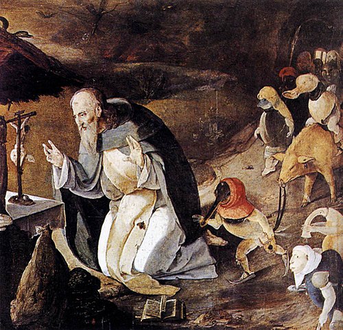 De verzoeking van de H. Antonius, 1524, Lucas van Leyden