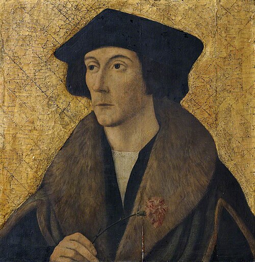 Portrait of an Unknown Gentleman Holding a Pink Carnation*, 1525, Lucas van Leyden