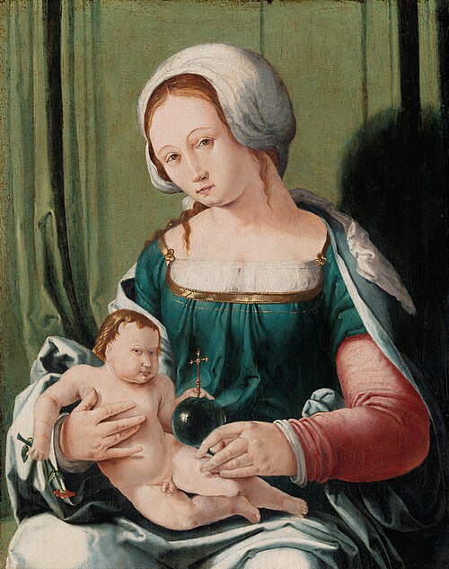 The Virgin and Child, 1530, Lucas van Leyden