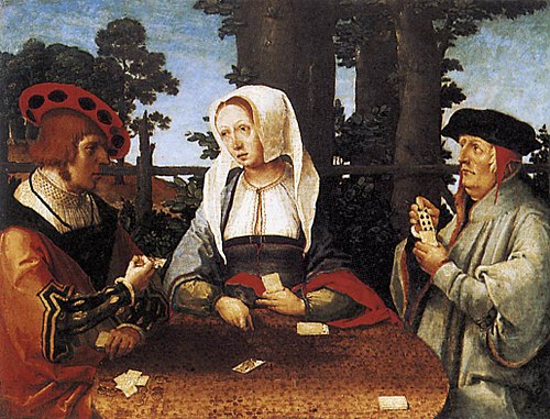 The Card Players, 1525, Lucas van Leyden