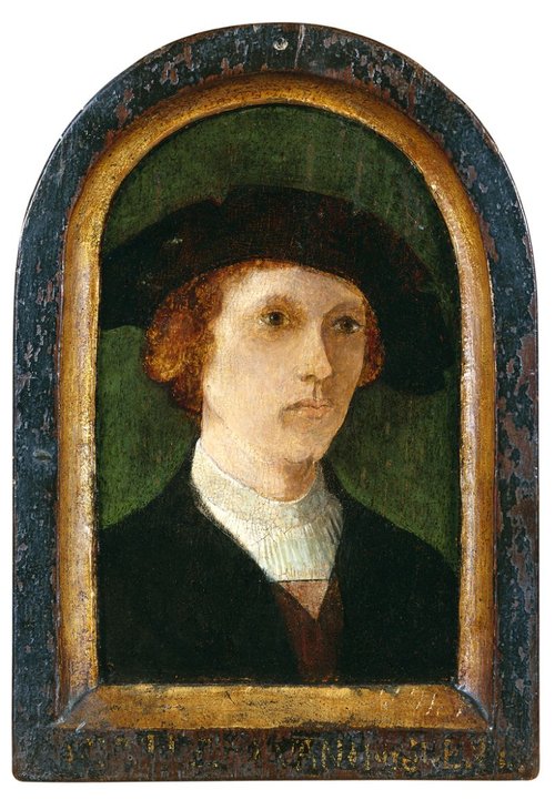 Portrait of a man, 1522, Lucas van Leyden