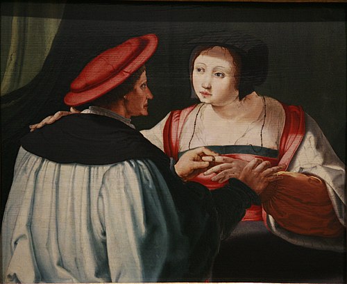 The Betrothed, 1527, Lucas van Leyden