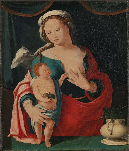 Madonna and Child, 1528, Lucas van Leyden