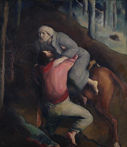 Der barmherzige Samariter. 2. Fassung, 1927, Heinrich Altherr