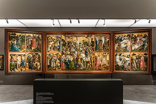 Altarpiece with Scenes of Christ’s Passion and other Saints from Haldern, 1450, Maître du retable de Schöppingen