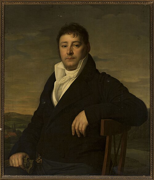Portrait of Valentin Hellmann, 1816, Heinrich Christoph Kolbe