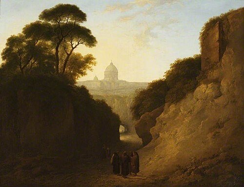 A Distant View of Rome, 1793, Thomas Barker