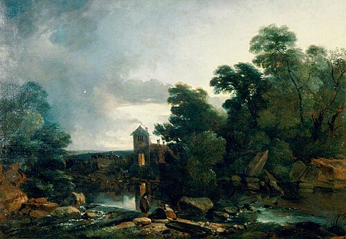 Twilight on the Dee, North Wales, 1825, Thomas Barker
