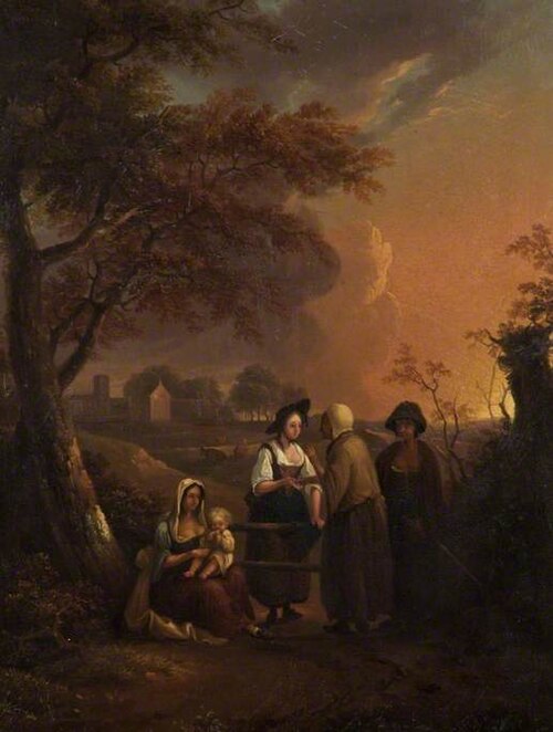 The Parson's Maid and the Gypsies, 1830, Thomas Barker