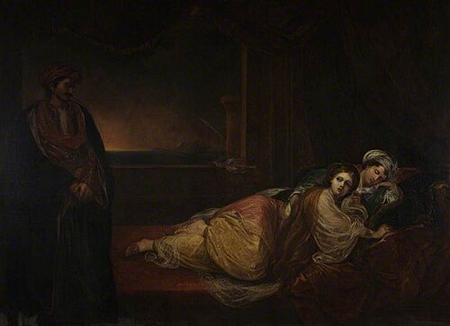 Don Juan and Haidee, 1835, Thomas Barker
