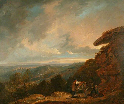 Distant View of Malvern, 1837, Thomas Barker