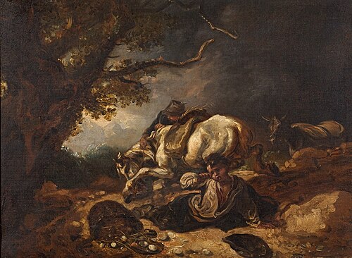 A Mishap to Market Eggs, , Thomas Barker