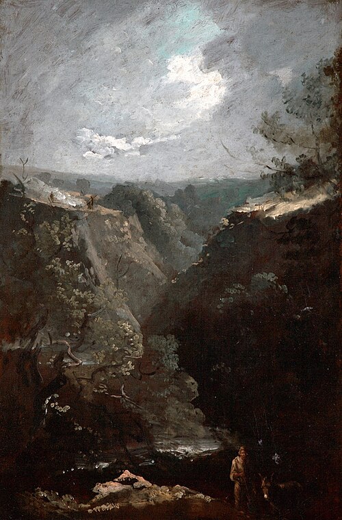 Wick Rocks near Bath, 1824, Thomas Barker