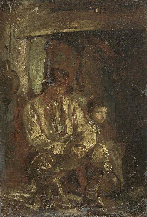 The Woodman and His Son, , Thomas Barker