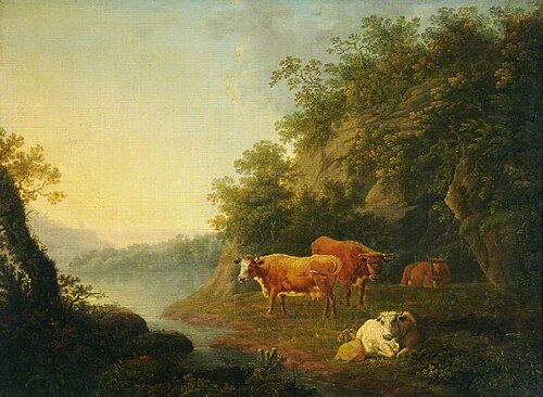 Landscape with Cattle, , Thomas Barker