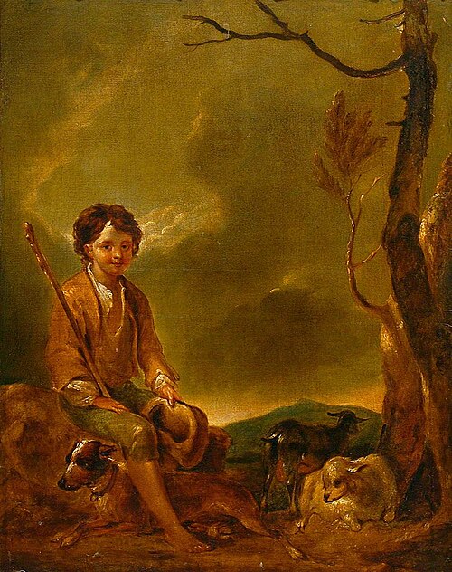 Shepherd Boy (study), , Thomas Barker