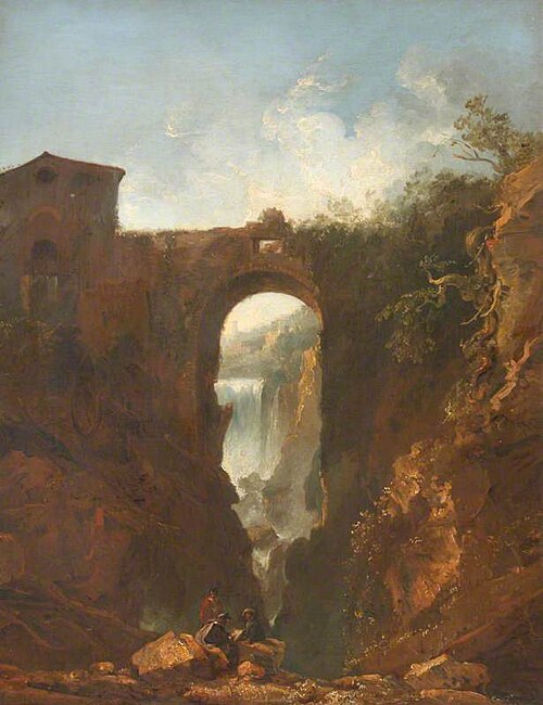 The Cascade at Tivoli, 1836, Thomas Barker