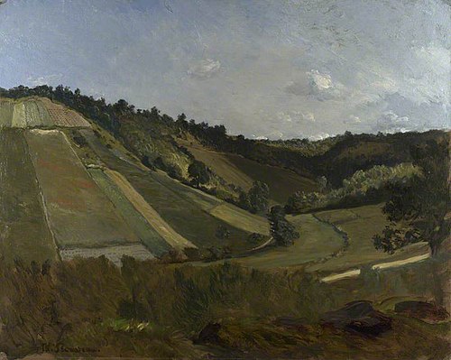 A Valley, 1860, Philippe Rousseau