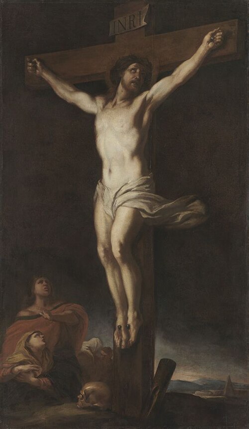 Christus am Kreuz (?), 1687, Peter Strudel