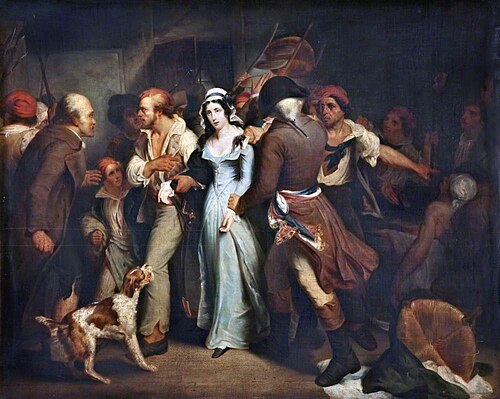 The Arrest of Charlotte Corday, , Henry Scheffer
