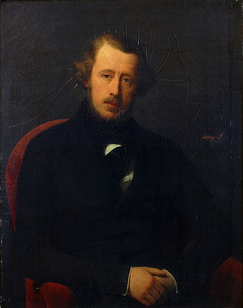Portret van Karel Arnoldus Scheffer, omstreeks 1840, , Henry Scheffer