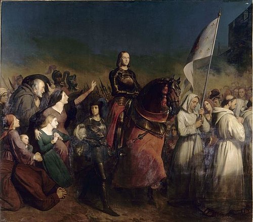 Entrée de Jeanne d'Arc à Orléans, 8 mai 1429, 1843, Henry Scheffer
