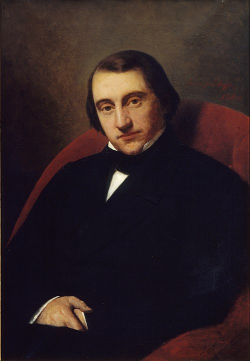 Portrait d'Ernest Renan, 1860, Henry Scheffer