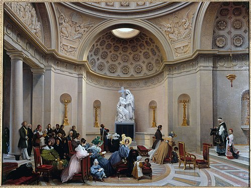 Messe à la Chapelle expiatoire, 1835, Lancelot Théodore Turpin de Crissé