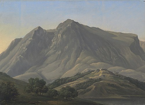 Der Monte Velino in den Abruzzen, 1807, Lancelot Théodore Turpin de Crissé