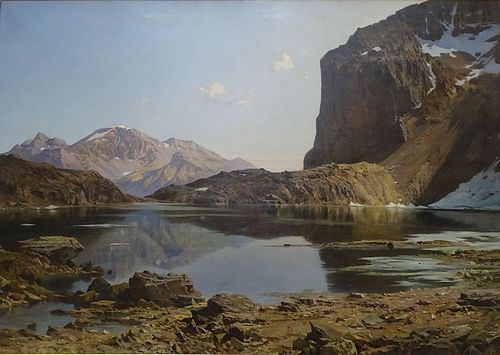 Le Lac de L'Eychauda, 1886, Laurent Guétal