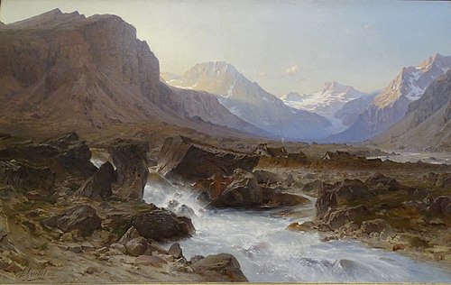 La Bérarde en Oisans et la vallée de la Pilatte, 1882, Laurent Guétal